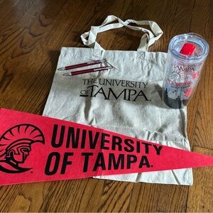 University of Tampa Tote, Tumbler, and Pennant Set